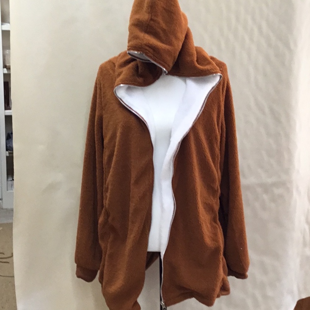 Fleece hoodie. Size X-Large